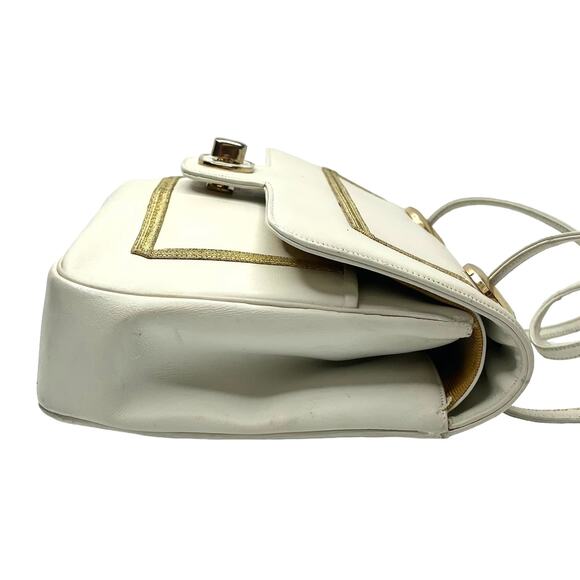 Judith Lieber Vintage Leather Shoulder Bag (Rare) - Picture 2 of 11